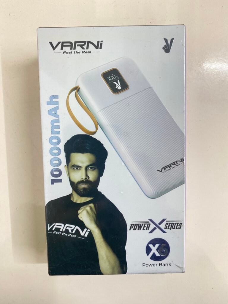 varni x6 power bank – 10000mah portable fast charging power bank